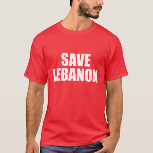 Libanon redden t-shirt