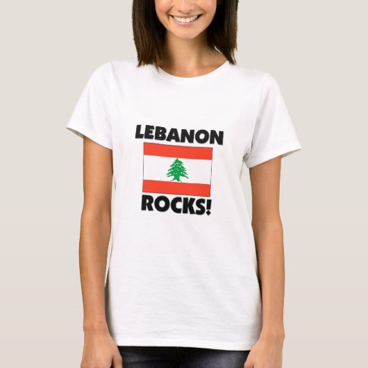 Libanon Rocks T-shirt (Voorkant)