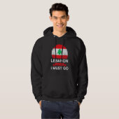 Libanon roept dat ik ook naar Libanees erfgoed moe Hoodie (Voorkant volledig)