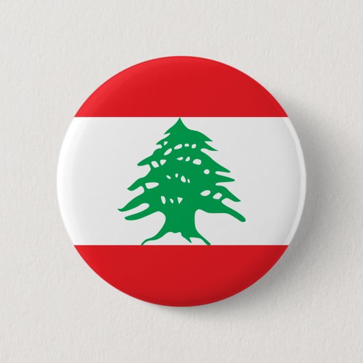 libanon ronde button 5,7 cm (Voorkant)