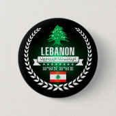 Libanon Ronde Button 5,7 Cm (Voorkant)