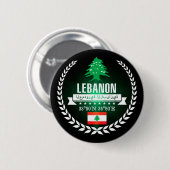 Libanon Ronde Button 5,7 Cm (Voorkant /achterkant)