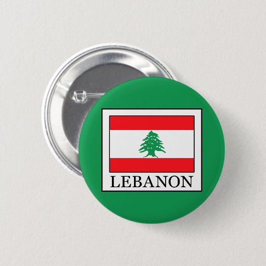 Libanon Ronde Button 5,7 Cm (Voorkant /achterkant)