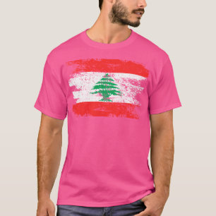 Libanon Shirt Gift Land Vlag Patriottische Reizen