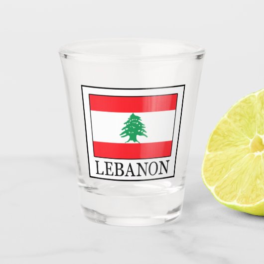 Libanon Shot Glas (Voorkant)