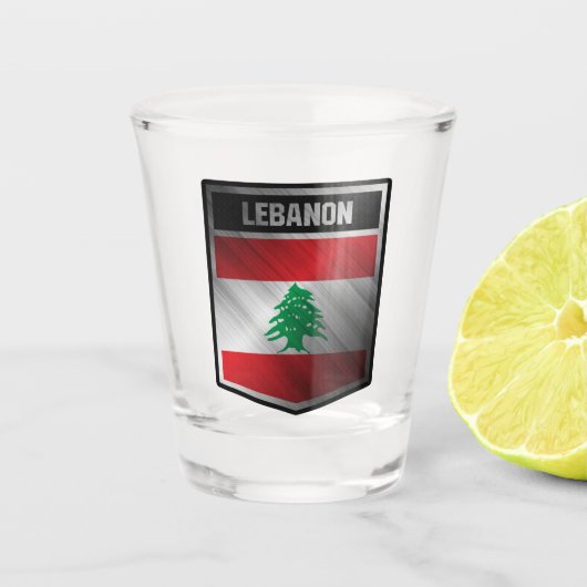 Libanon Shot Glas (Voorkant)