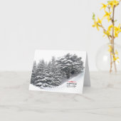 Libanon Sneeuwberg Cedar Tree Wenskaart Kaart (Gele Bloem)