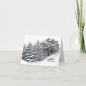 Libanon Sneeuwberg Cedar Tree Wenskaart Kaart (Voorkant)