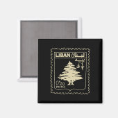 Libanon steun Libanon Beiroet Kaart Libanon Magneet (Voorkant / Achterkant)