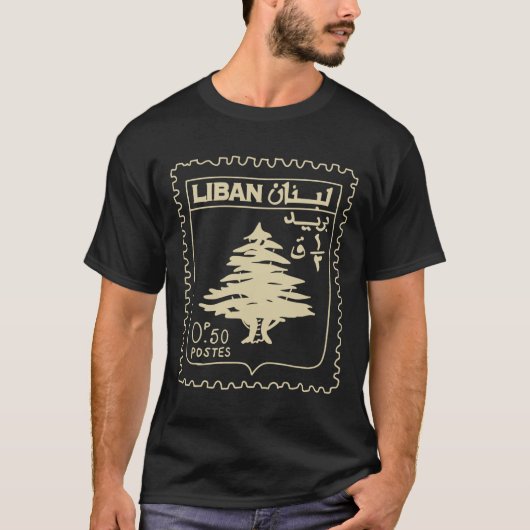 Libanon steun Libanon Beiroet Kaart Libanon T-shirt (Voorkant)