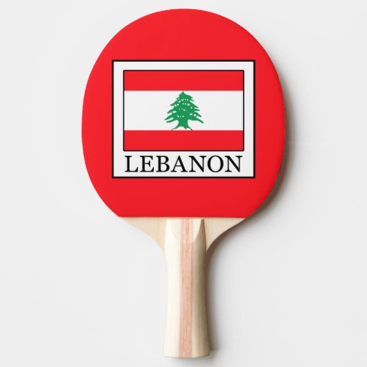 Libanon Tafeltennisbatje (Voorkant)