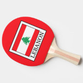 Libanon Tafeltennisbatje (Zijkant)
