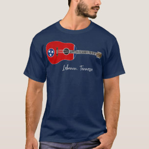 Libanon Tennessee Guitar T-shirt