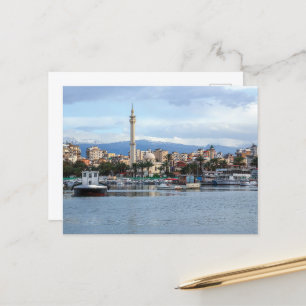 Libanon Tripoli Al Mina Oude Stad Vist boten Briefkaart