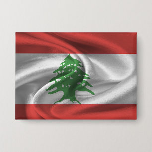 Libanon Vlag Knop Button