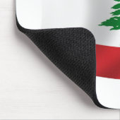 Libanon Vlag Muismat (Hoek)