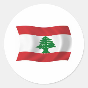 Libanon Vlag Sticker