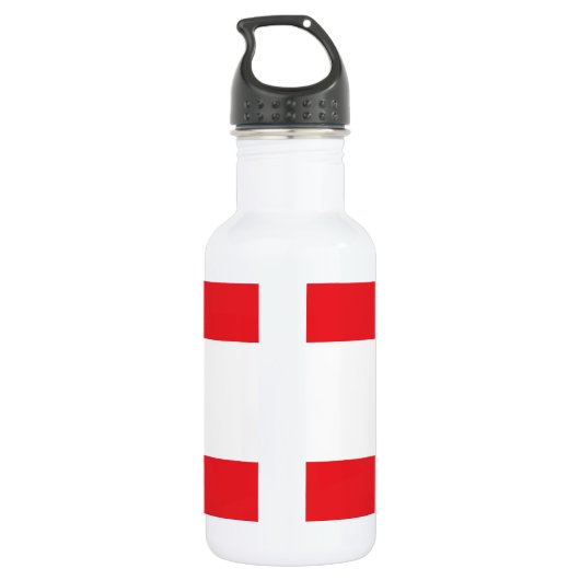 Libanon Vlag Vrijheidsfles Waterfles (Achterkant)