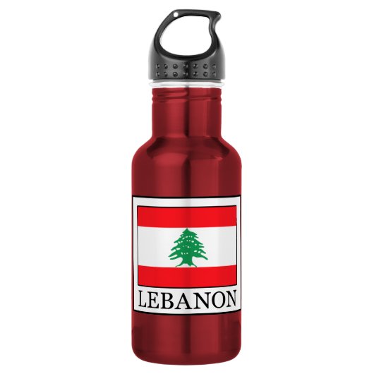 Libanon Waterfles (Voorkant)