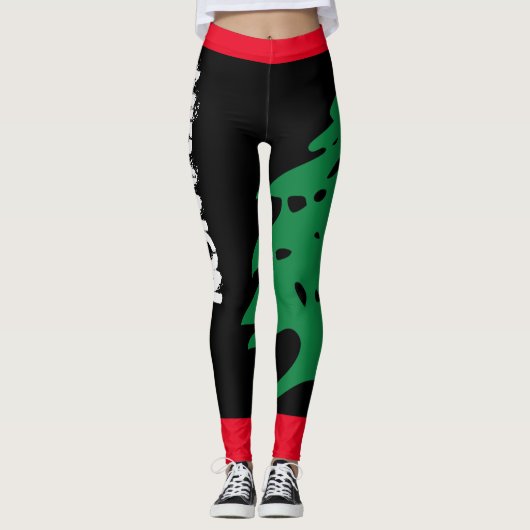 Libanon zwarte legger leggings (Voorkant)