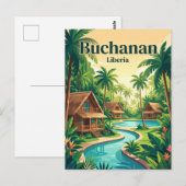 Libassa Ecologisch Resort Liberia Briefkaart (Voorkant / Achterkant)