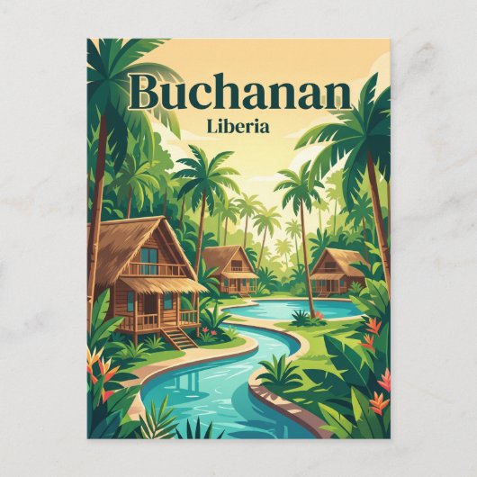 Libassa Ecologisch Resort Liberia Briefkaart (Voorkant)