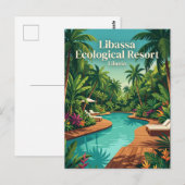 Libassa Ecologisch Resort Liberia Briefkaart (Voorkant / Achterkant)