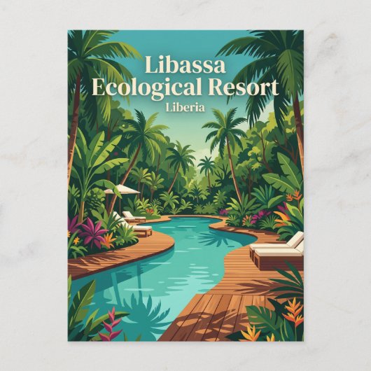 Libassa Ecologisch Resort Liberia Briefkaart (Voorkant)