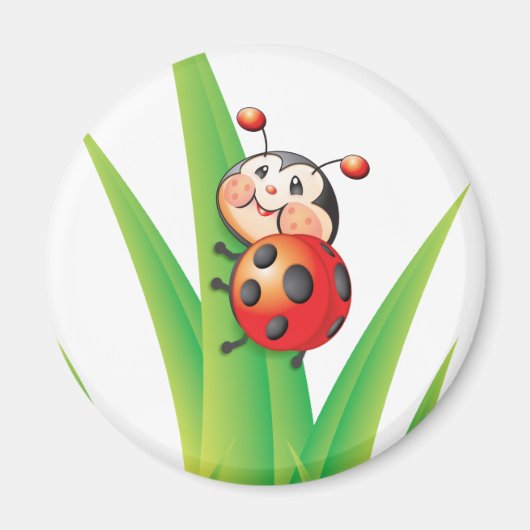 Libby de Ladybug Magnet (Voorkant)