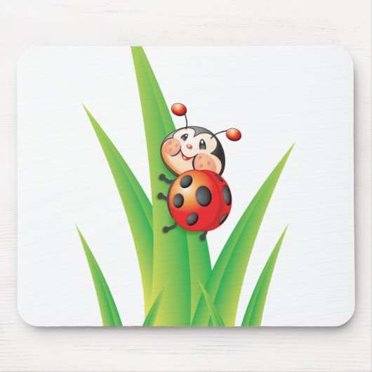 Libby de Ladybug Mousepad Muismat (Voorkant)