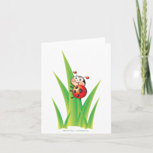 Libby de Ladybug Note Kaart