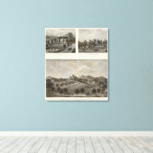 Libby, Halstead residences Canvas Afdruk (Insitu (Houten vloer))