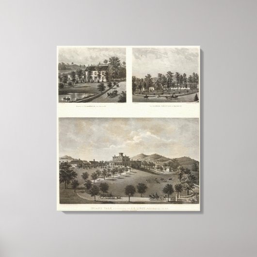 Libby, Halstead residences Canvas Afdruk (Voorkant)