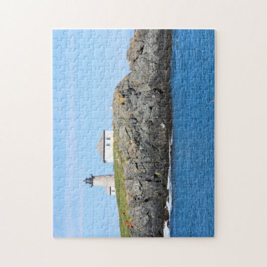 Libby Island Lighthouse, Maine Legpuzzel (Verticaal)