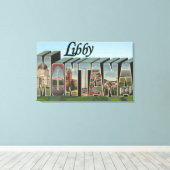 Libby, MontanaLarge Letter ScenesLibby, MT Canvas Afdruk (Insitu (Houten vloer))