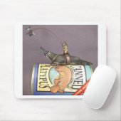 Libby op een platypus op een mousepad muismat (Met muis)