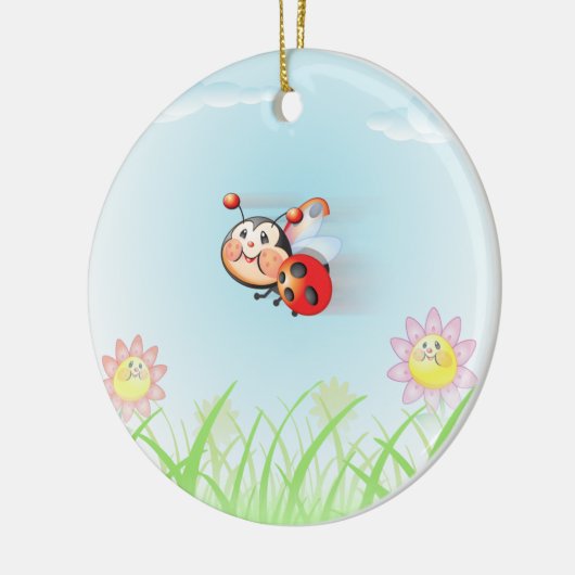 Libby the Ladybug Ornament (Links)