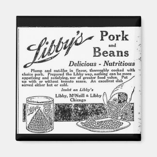 Libby's Pork & Beans Reclame Magnet