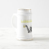 LiBEERtarian Beer Stein Bierpul (Voorkant links)