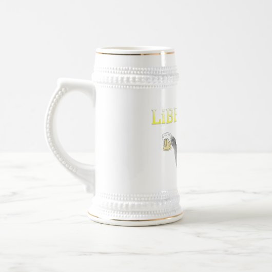 LiBEERtarian Beer Stein Bierpul (Links)