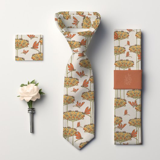 libel belle epoque art nouveau bruiloft stropdas