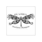 libel, bibliotheek ex libris rubberstempel (Afrduk)
