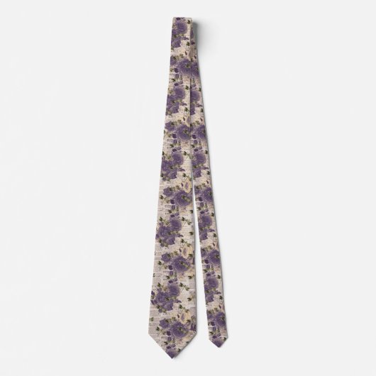 libel bloemige Stropdas (Voorkant)