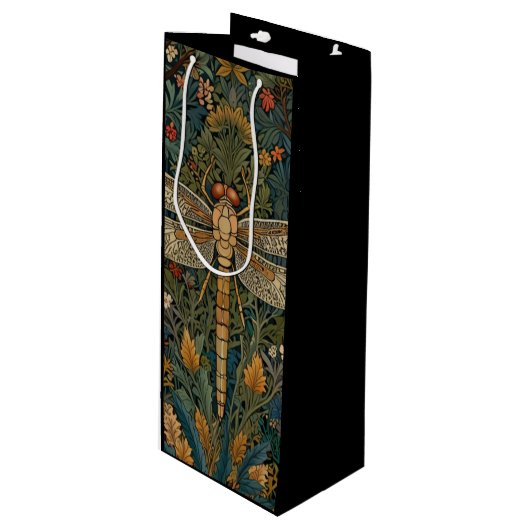  libel boho chic botanisch wijn cadeautas (Voorkant Gekanteld)