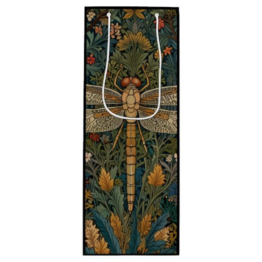  libel boho chic botanisch wijn cadeautas (Voorkant)