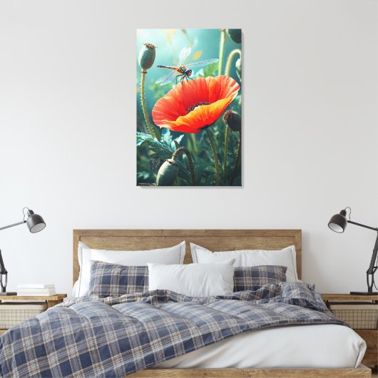 Libel Canvas Afdruk (Insitu (Slaapkamer))