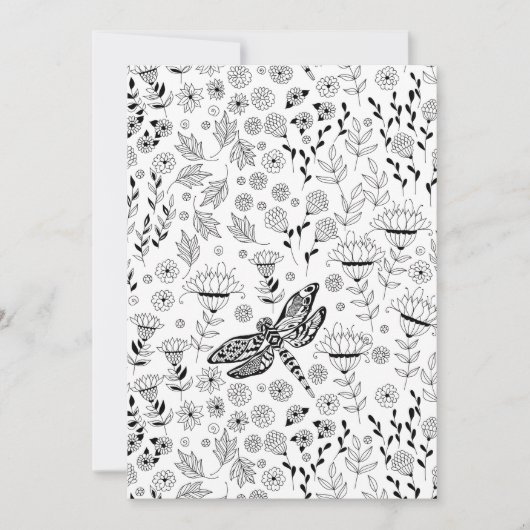 Libel en bloemen (Voorkant)