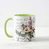 Libel en bloemen mok (Links)