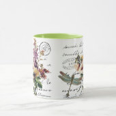 Libel en bloemen mok (Midden)