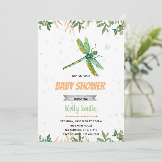 Libel feest uitnodiging (Staand voorkant)